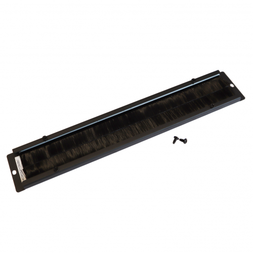 Щеточный кабельный ввод для напольных шкафов Business, черный